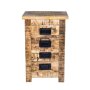Industrial Wooden Hayloft Bedside Pedestal