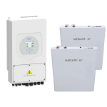 8KVA Deye Inverter & 2 X 5.1KWH Megatron Lithium Batteries
