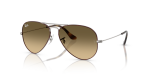 - Aviator Large Metal - Havana On Gunmetal brown Vintage Gradient Black - Size 58