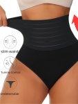 Women's High-waisted Slimming And Tummy Control Underwear That Doesn't Roll Down Comfortable And Breathable Postpartum Belly Sha