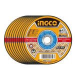 Ingco Abrasive Metal Cutting Disc Set - 115mm - 100-Piece