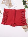 Cut Out Boyshort Panties Soft & Comfortable Stretch Panties Women's Lingerie & Underwear