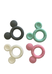 Micky Mouse Silicone Teether Various Colours - Multi Pack Of 4