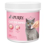 Purry Eye Wipes For Cats 100 Wipes