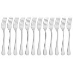 12 Piece Dessert Fork Zurique Range Stainless Steel Dishwasher Safe