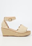 JAYDA1 Espadrille Wedge Heel - Beige