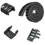 Cable Drag Chain - Wire Carrier With End Connectors For Cnc - 15X30MM - L1000MM