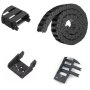 Cable Drag Chain - Wire Carrier With End Connectors For Cnc - 15X30MM - L1000MM