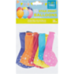Stars Printed Balloons 10 Piece Colour May Vary