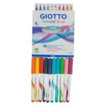 Giotto Turbo Soft Brush Markers Intense Colours 10PC