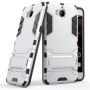 2-IN-1 Dual Shockproof Case For Huawei Y5 2017 - Silver