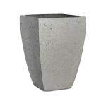 Premium Tulip Plant Pot - Small 510MM X 360MM Flinted White With Pot Feet