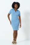 Golfer Bodycon Dress - XL Blue