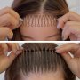 Sleek Invisible Hair Styling Clip - Wave Design For Bangs & Flyaways Metal Simple Style Rectangle Shape - Perfect For Face Washing & Everyday Use