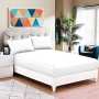 Le Intro - 90GSM Fitted Sheet Set - White