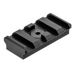 Pro M-lok 4-SLOT Picatinny Rail Section Black