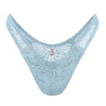 Qoydoy Crossdressing Hiding Gaff Panties Lace Transgender Tucking Shaping Brief Soft Breathable Light Blue 3XL