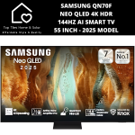 Samsung QN70F Neo Qled 4K Hdr 144HZ Ai Smart Tv - 55 Inch