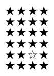 Stars - Acrylic Wall Print - 600MM X 600MM