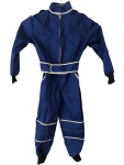 4-5 Years Kids Race Suit - Blue white Stripe