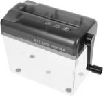 Manual Desktop Paper Shredder A6 Small Size Hand Crank Office Document