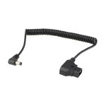 D-tap To Barrel dc Coiled Power Cable For Cameras & Devices
