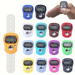 1PC Portable Finger Counter Manual Ring Style MINI Electronic Counter Halloween Christmas Gift