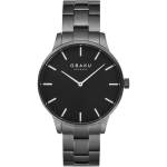 Tang-dark Gents Stainless Steel Strap Black Dial V260GXBBSB