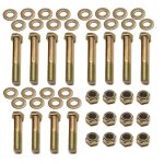 Jeep Wrangler Jk Track Bar And Lower Control Arm Bolt Upgrade Kit + Extra M14 Bolt