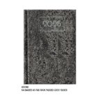 A5 Diary Page A Day Rock 2027 Silver Grey