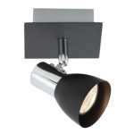 Loretta Ceiling Spotlight Black And Chrome
