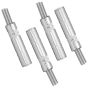 4PCS Solder Type Audio Cord Connectors Female Socket For Diy Stereo Cable
