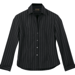 Ladies Civic Blouse Short Sleeve Ll-ci Black-white Sml