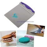 Wide Cake Lifter cutter Stainless Steel With Purple Handle