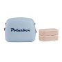 Polarbox Retro Cooler Box 6L Denim Blue Includes 2 Lunch Boxes