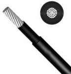 CABLE-10-1-HV-B 10MM2 Single-core 1000V Hv Dc Cable 1M - Black