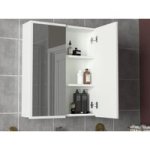 Homemark Armoire Kayla Bathroom Mirror Cabinet White