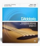 D'addario EPBB1705 Regular Light 5-STRING Long Scale Acoustic Bass Strings