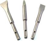 Alpen Sds Short Chisel Set Plastic Tube Point X140 Mm Flat 20 X140 Wide 30 X140 ALP980000131
