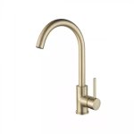 Bijiou Stylet Gold Sink Mixer Deck Type
