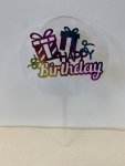 Colourful Cake Topper