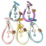 Cloud Star Short Phone Wrist Strap Keychain Universal