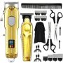 Hair Clippers Set For Men Professional Barber Kit For Hair Cutting