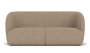 Paula 2 Seater Couch Glore Mole