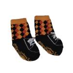 Socks For Boys 0-6 Months - Orange Argyle