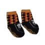 Socks For Boys 0-6 Months - Orange Argyle