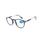 Reading Glasses Eyeware With Pouch Black & Blue Frame 1.00