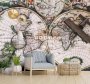 Worldmap Vintage Wall Mural