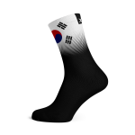 South Korea Flag Socks - Large Black