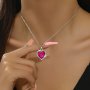 Cute Classic Heart-shaped Pendant Necklace For Women Valentine's Day Mother's Day Gifts